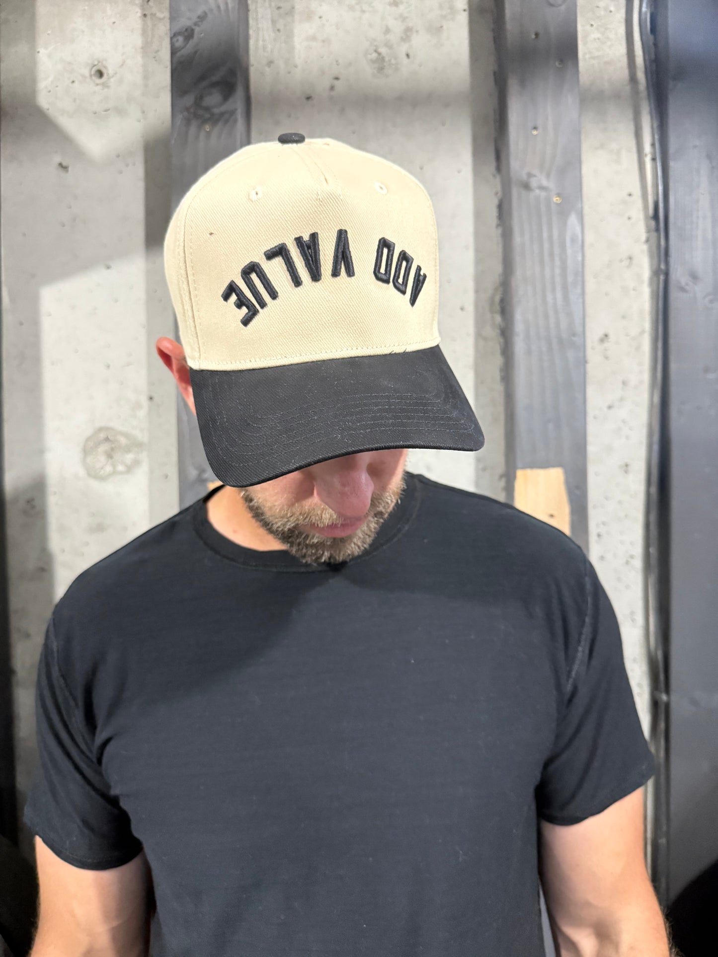 Upside down trucker hat