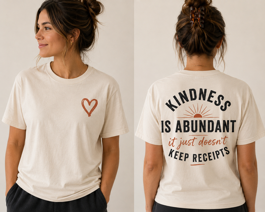 Kindness is abundant